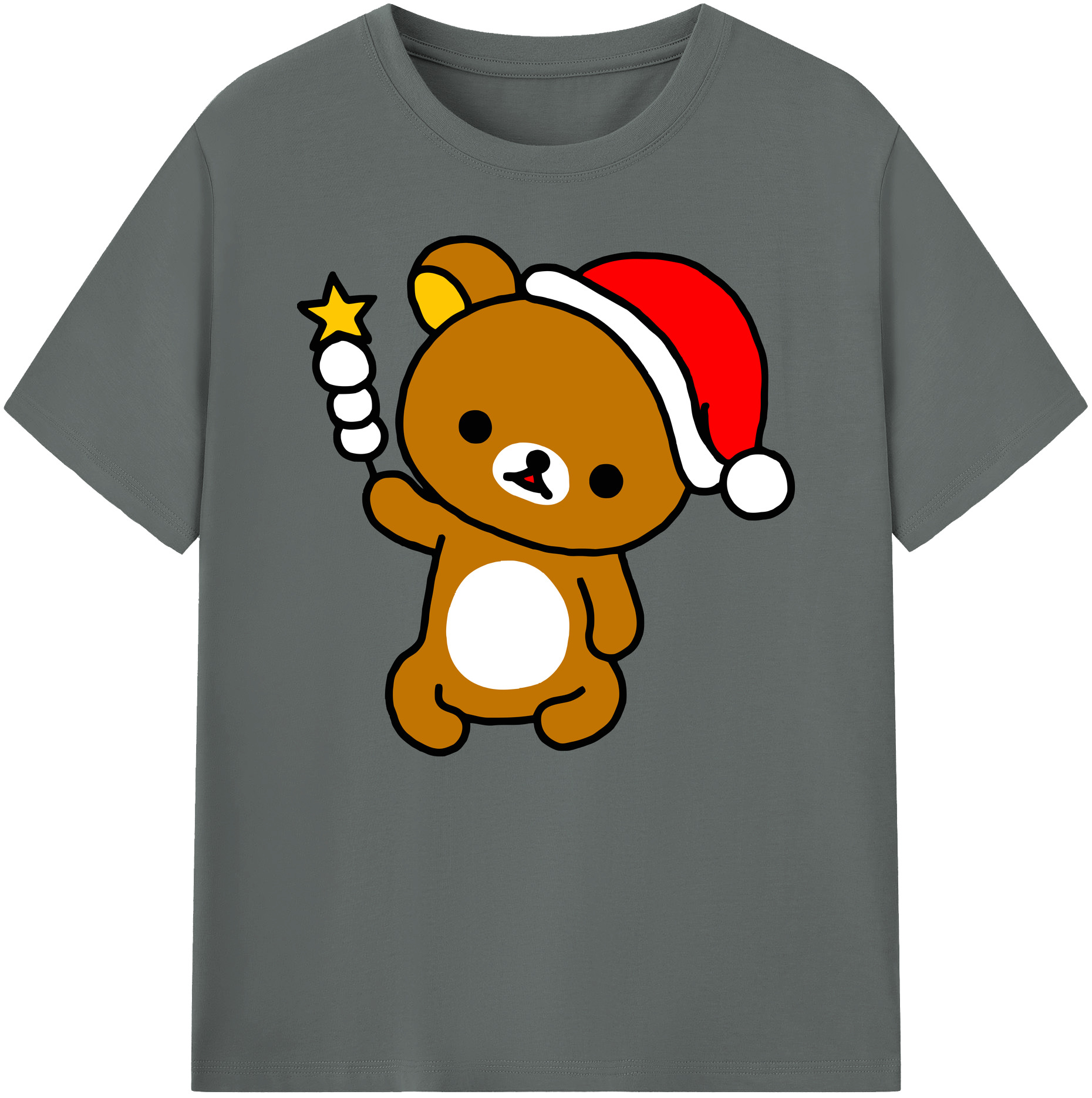 （画像用） リラックマ リラックマ キイロイトリ Rilakkuma Korilakkuma Kiiroitori 綿100％ メンズ半袖Tシャツ｜肌触りやわらか＆通気性